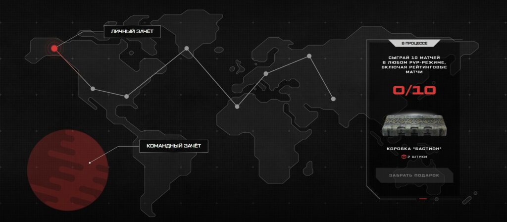 Промостраница WARFACE с наградами и подарками